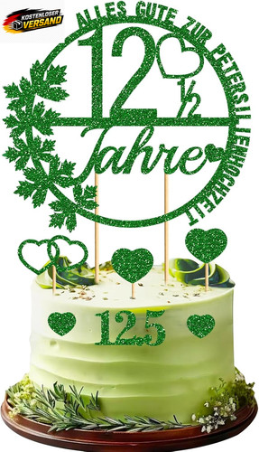 Petersilienhochzeit tortendeko - petersilienhochzeit,