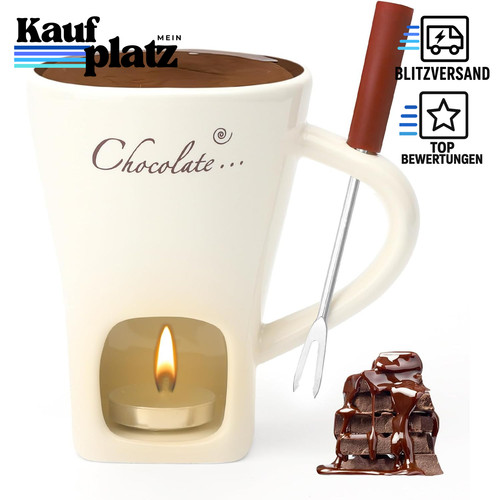 Schokofondue tasse keramik - tasse,