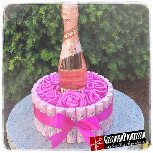 Yogurette torte mit sekt pink - sekt,