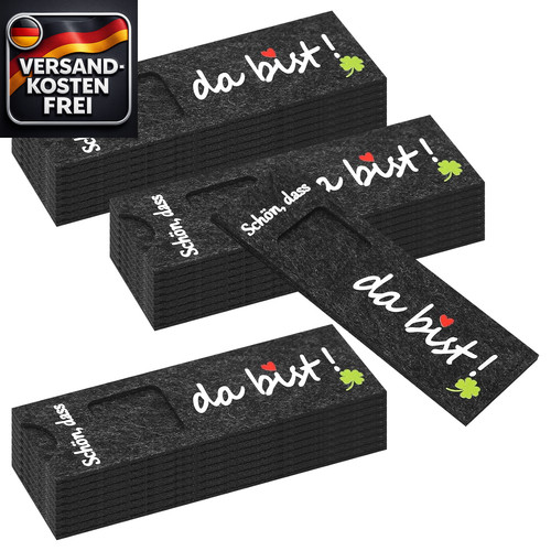 Filzhüllen für schokoriegel - für,